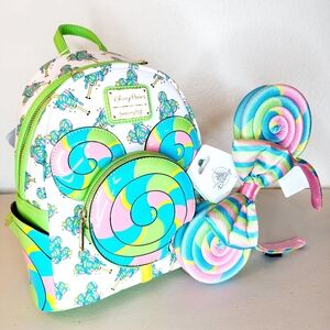 Disney Loungefly Backpack & Ears Set